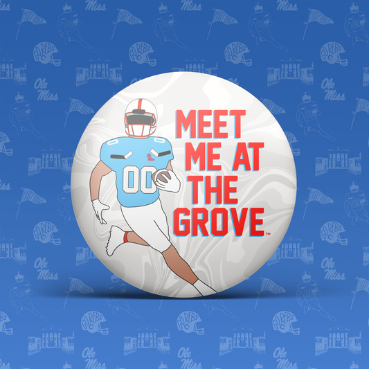Meet Me @ The Grove Fball Player Button