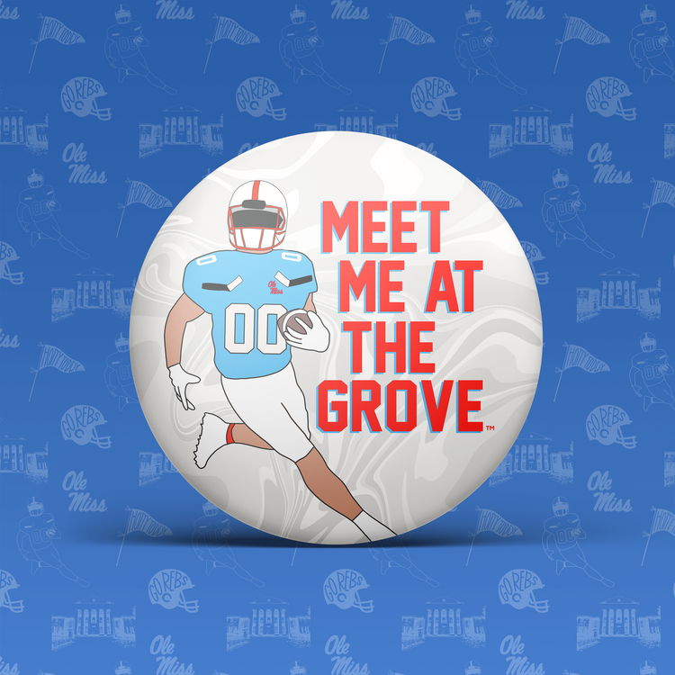 Meet Me @ The Grove Fball Player Button