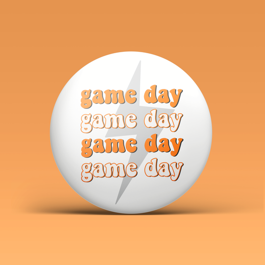 Game Day Lightning Bolt -  Orange