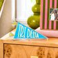 Tri Delta Acrylic Pennant Flag Shelfie