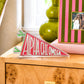 Alpha Chi Omega Acrylic Pennant Flag Shelfie