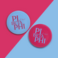 Pi Beta Phi Acrylic Coasters