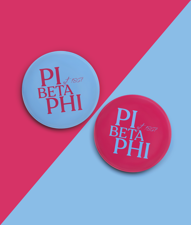 Pi Beta Phi Acrylic Coasters