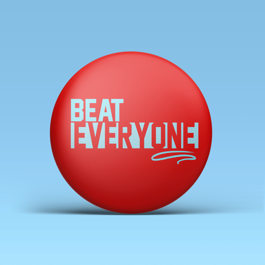Beat Everyone -  Blue & Red
