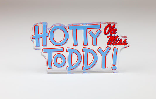 Hotty Toddy Acrylic Block Shelfie