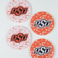 Oklahoma State Collegiate Acrylic Coaster