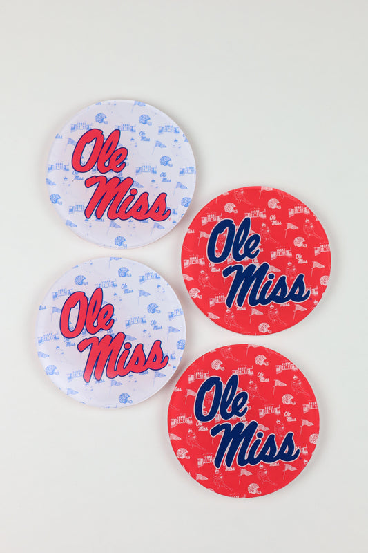 Ole Miss Collegiate Acrylic Coaster