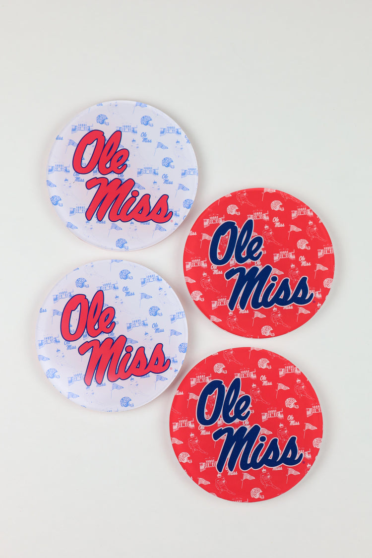 Ole Miss Collegiate Acrylic Coaster
