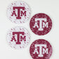 Texas A&M Collegiate Acrylic Coaster