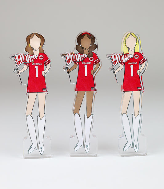 Arkansas Girls Acrylic Block Shelfie