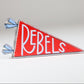Rebels Pennant Flag Acrylic Block Shelfie