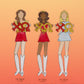 Chi Omega Acrylic Block Shelfie