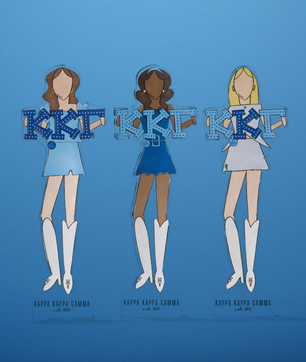 Kappa Kappa Gamma Acrylic Block Shelfie