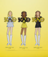 Kappa Alpha Theta Acrylic Block Shelfie