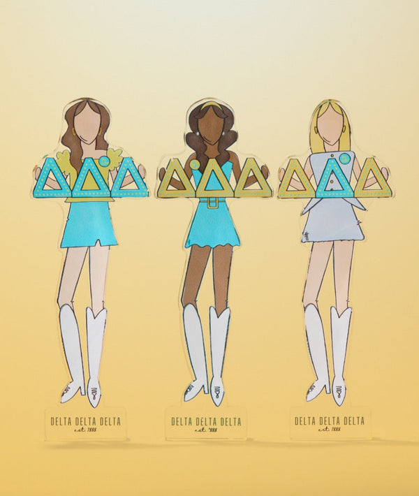 Tri Delta Acrylic Block Shelfie