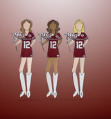 Texas A&M Girls Acrylic Block Shelfie