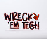 Wreck 'Em Tech Letter Acrylic Block Shelfie