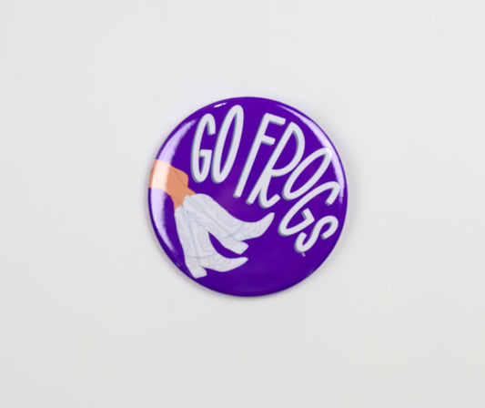 Go Frogs Boots Button