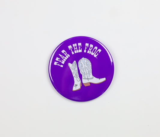 Fear The Frog Boots Button