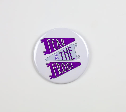 Fear The Frog Pennant Flag Button