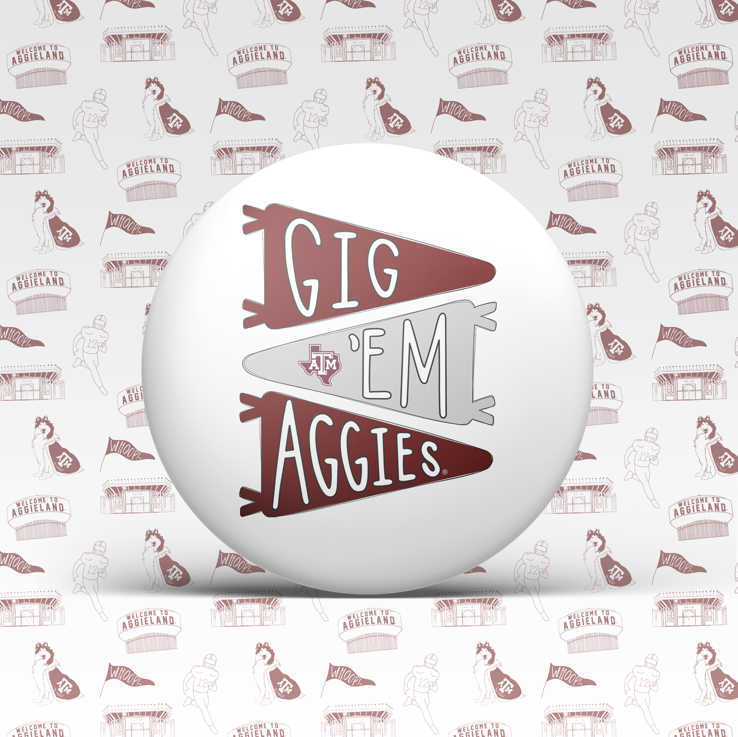 Gig 'Em Aggies Pennant Flag – Tailgated Co.