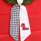 Ole Miss Embroidered Wreath Sash