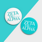 Zeta Tau Alpha Acrylic Coasters