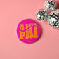 Pi Beta Phi Groovy Button