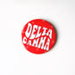 Delta Gamma Groovy Star Button - Red