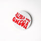 Alpha Chi Omega Groovy Star Button - White