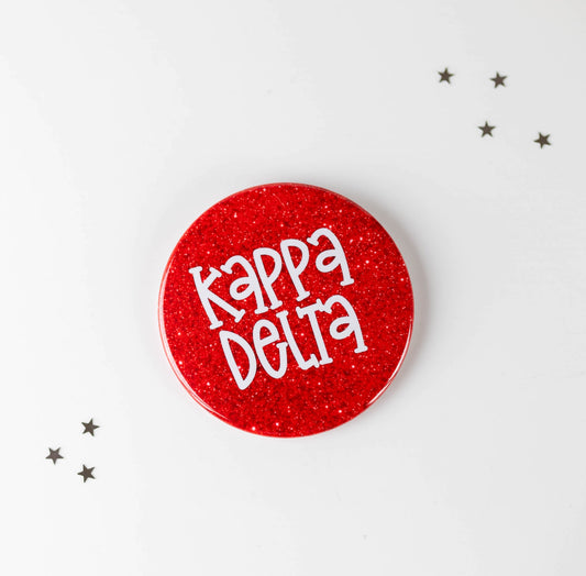 Kappa Delta Red Glitter