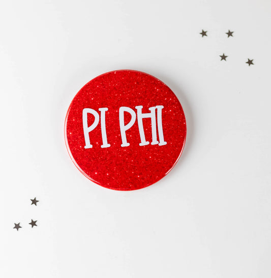 Pi Beta Phi Red Glitter