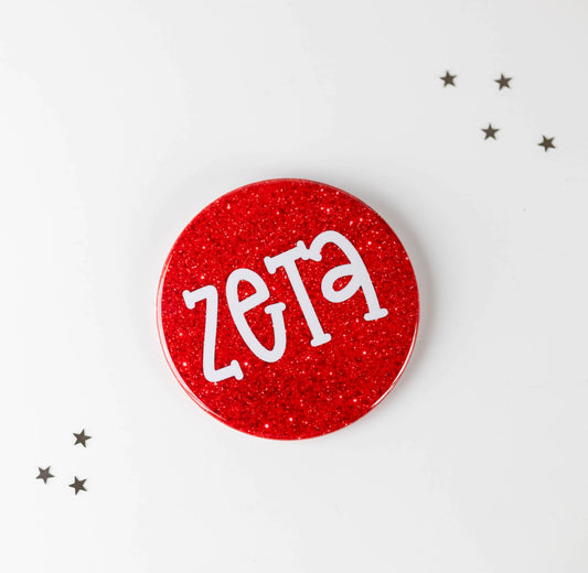 Zeta Red Glitter