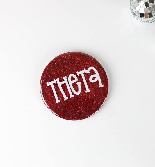 Theta Maroon Glitter