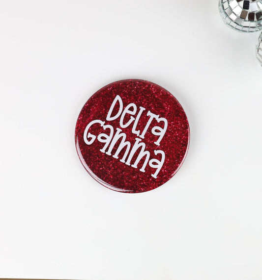 Delta Gamma Maroon Glitter