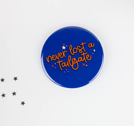 Never Lost a Tailgate -  Navy & Orange