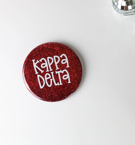 Kappa Delta Maroon Glitter