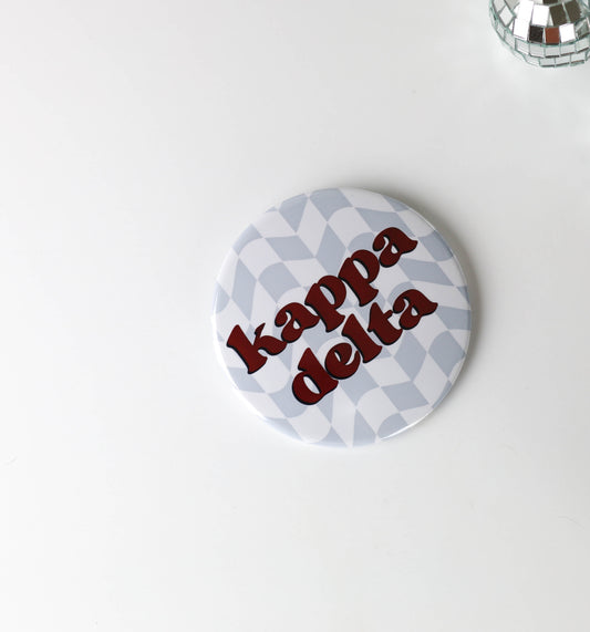 Kappa Delta Checkered - Maroon