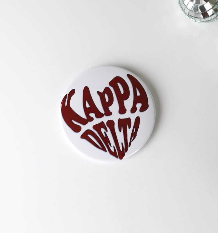 Kappa Delta Heart - Maroon