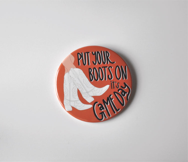 Put Your Boots On Button